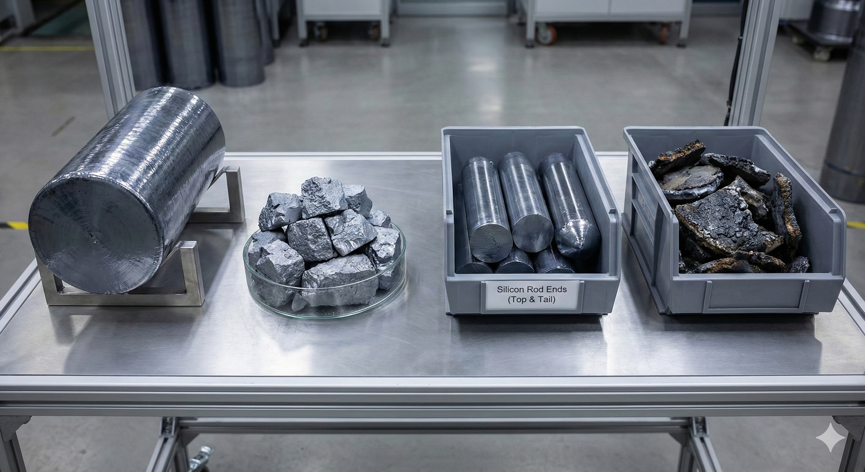 矽材料 Silicon Materials（多晶矽/晶柱/頭尾料/鍋底料）